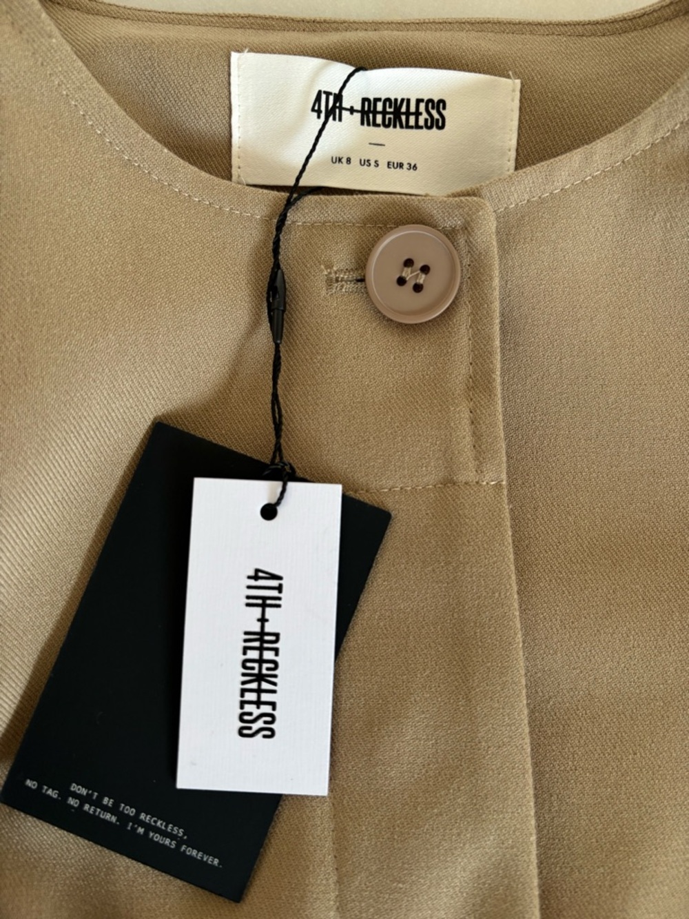 Camel Beige Mikey Blazer - Picture 3 of 3